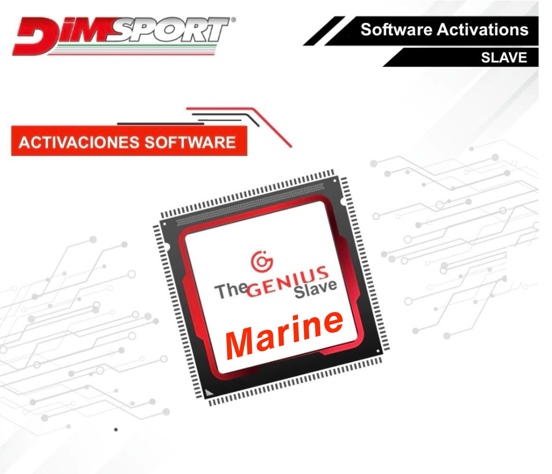 Software Marine BENCH-BOOT Slave The Genius Dimsport - AV99TG-BOP001M