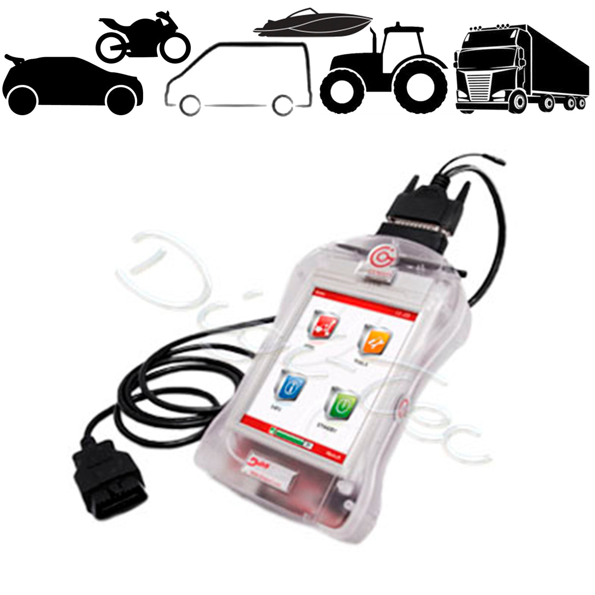 Tuning Tool para reprogramar centralitas de motor con cable OBD de diagnosis