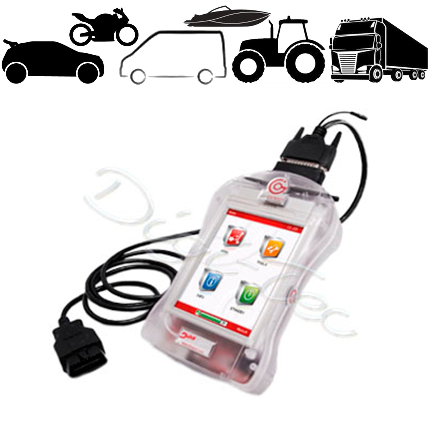 Tuning Tool para reprogramar centralitas de motor con cable OBD de diagnosis