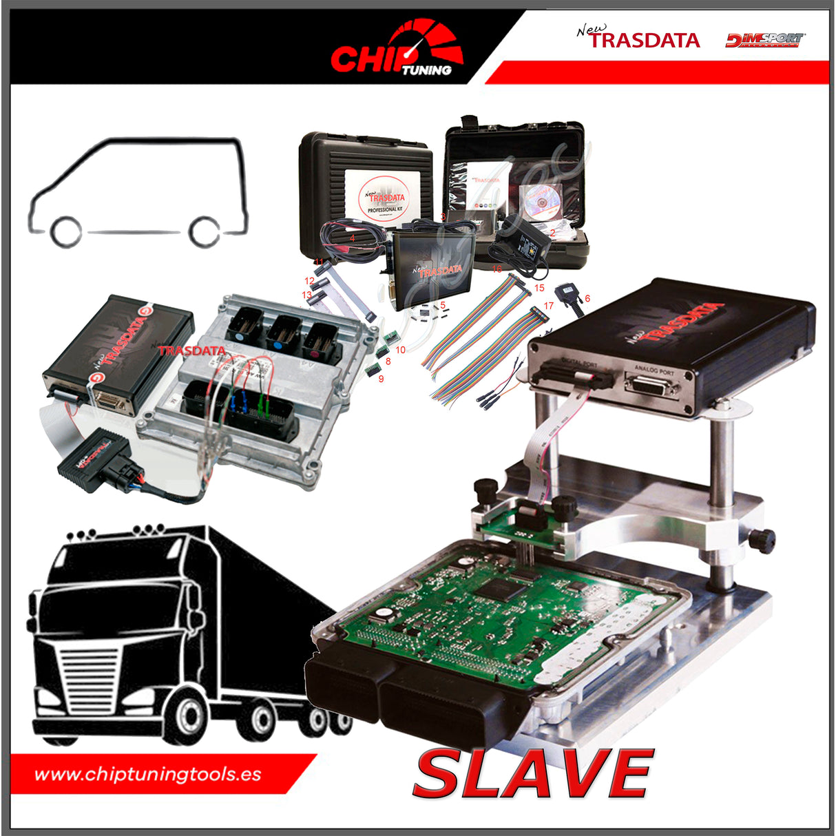venta de herramienta new trasdata slave de dimsport para camiones
