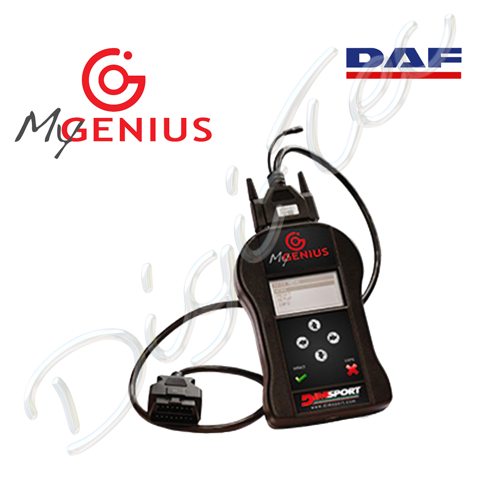 reprogramar camion DAF con my genius de dimsport