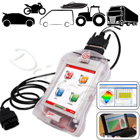 Interface para reprogramar centralitas de motor con cable OBD de diagnosis