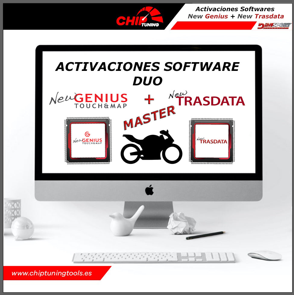 sotfware master Genius y Trasdata motos