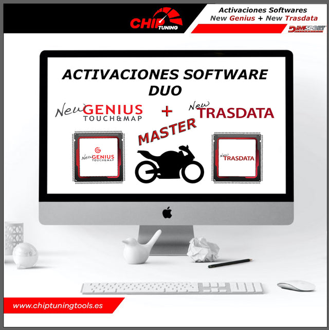 sotfware master Genius y Trasdata motos