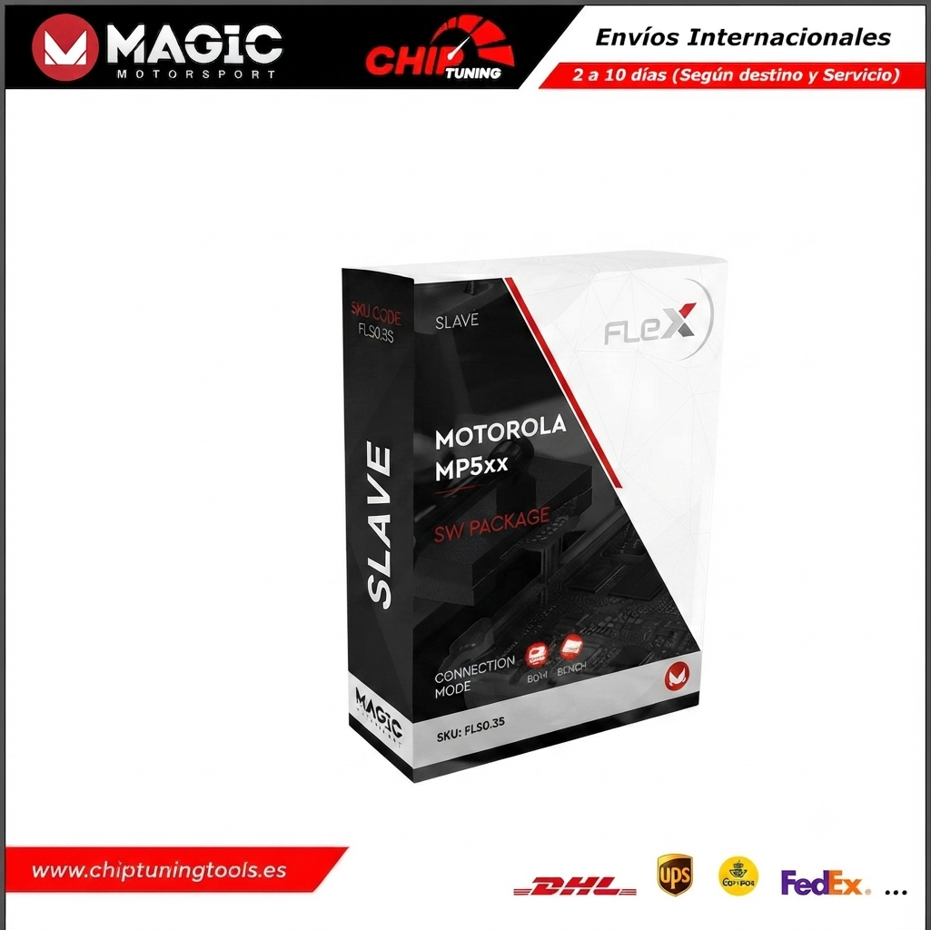 Paquete de software Slave para Flex que soporta protocolos BDM de la familia Motorola MPC5xx - FLS0.3S