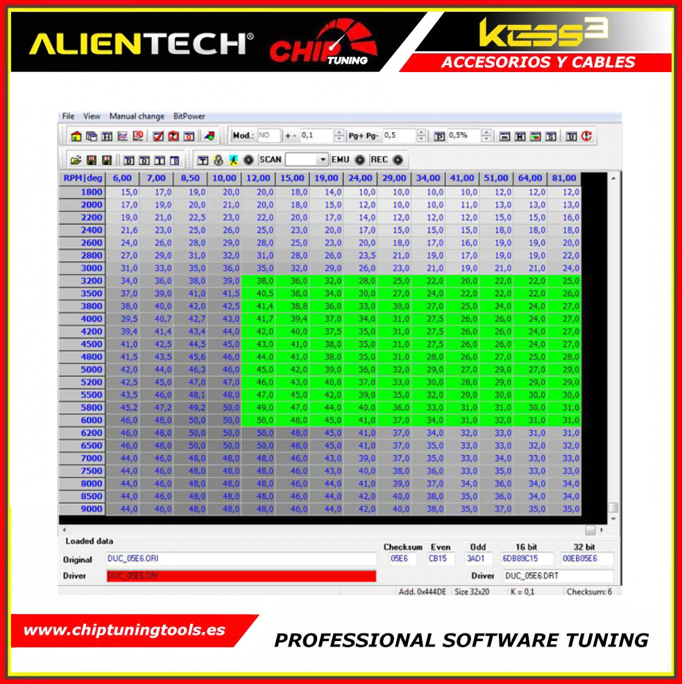 Mapas ecm titanium alientech