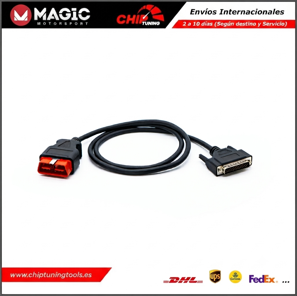 Cable OBD original FLX2.65 para diagnóstico y programación en Mercedes.