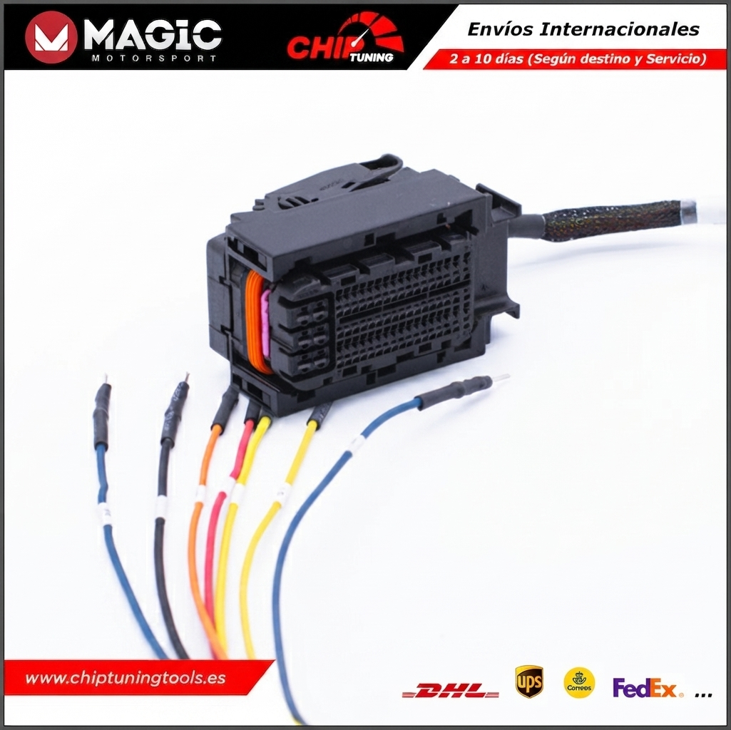 Cable FLX2.15 preparado para conexión segura con hardware FLEXBox.