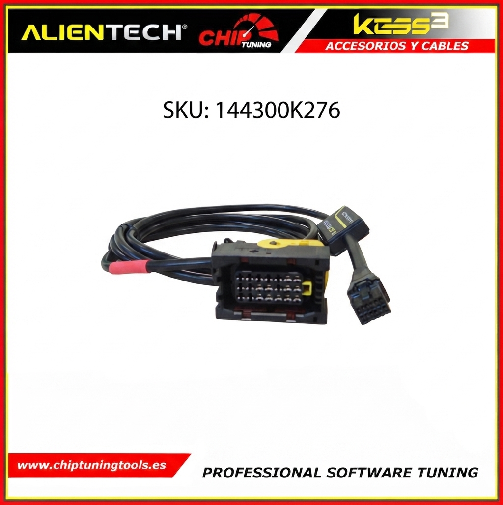Cable Temic ACM2.1 144300K276 para la conexión y programación en módulos de control de postratamiento para vehículos pesados alientech.