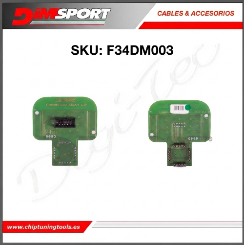 Placa base para adaptadores F34DM004 Siemens, F34DM005 Marelli y F34DM008 Bosch paso 1.27 Dimsport F34DM003 para herramientas de programación.