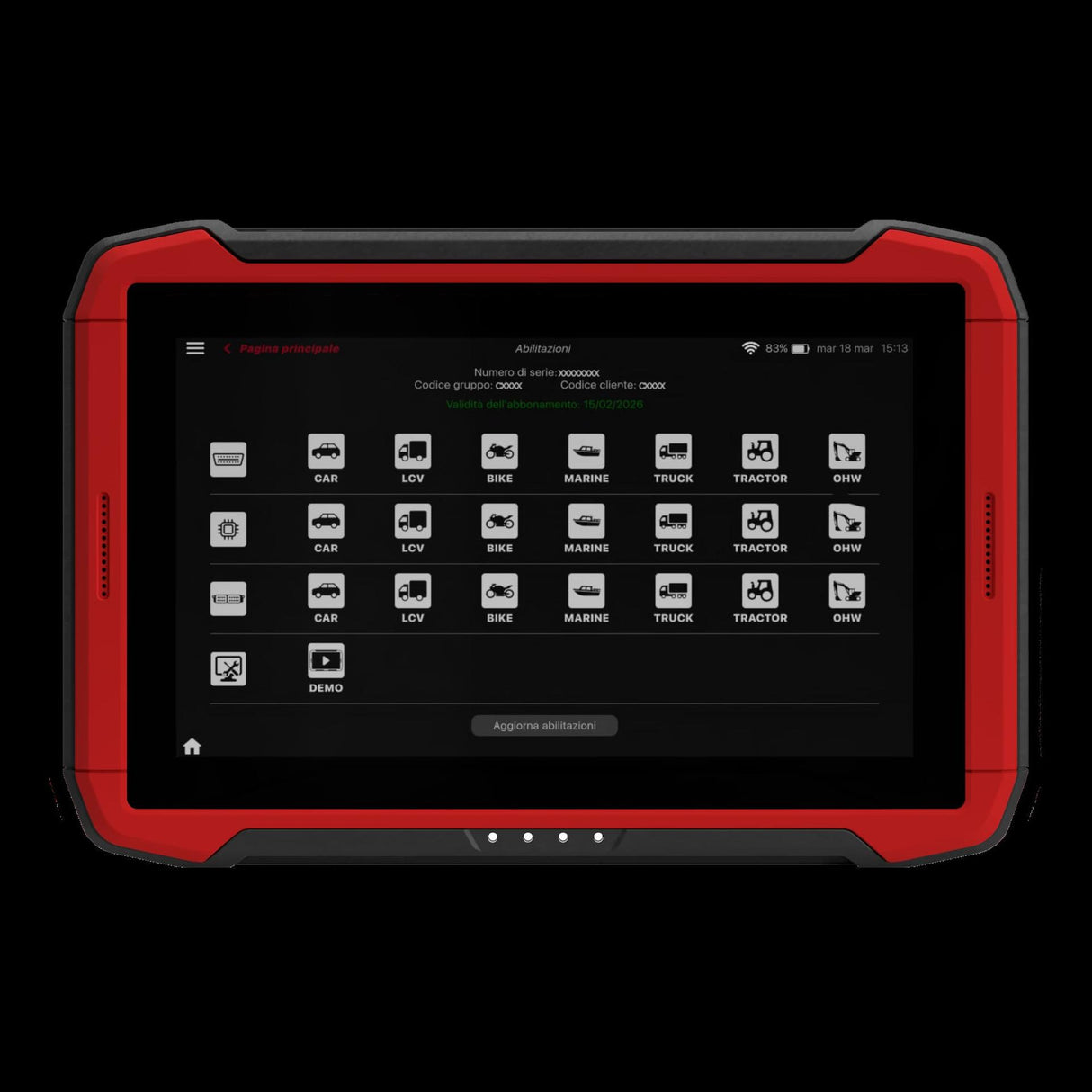 Tablet dimsport para reprogramar centralitas de motor