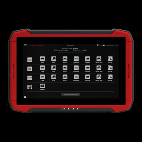 Tablet dimsport para reprogramar centralitas de motor