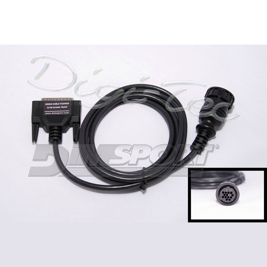 venta Cable de diagnosis SCANIA de 16 pines F32GN020 para New Genius slave y master Dimsport