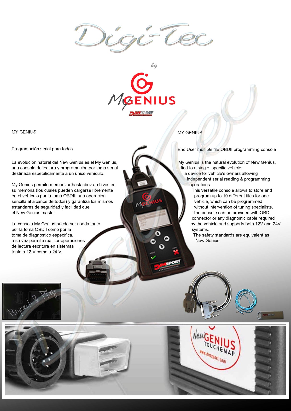 Reprogramar centralitas Audi A1con MyGenius de Dimsport