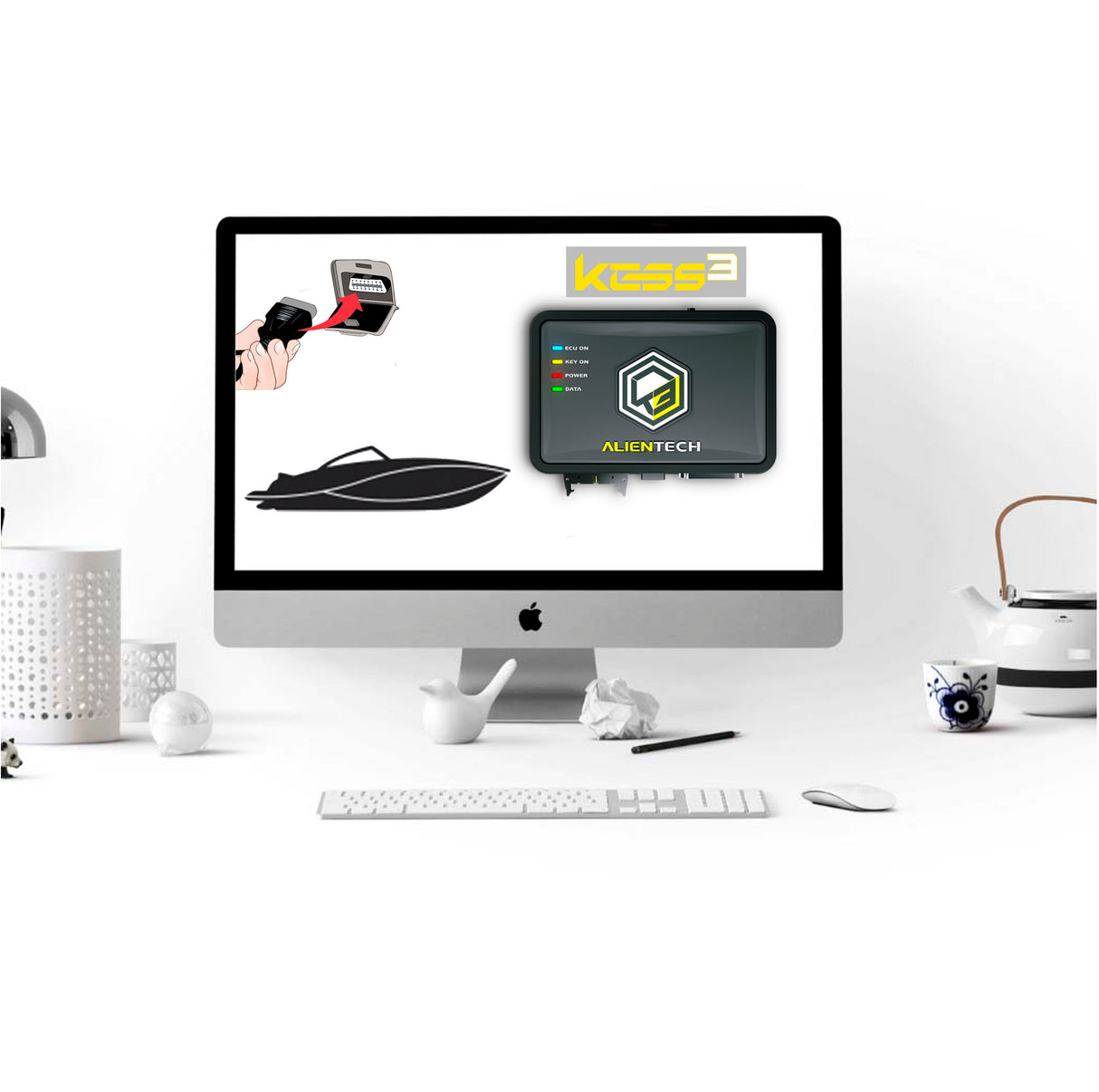 oferta en la activación protocolos OBD embarcaciones Kess3 master alientech