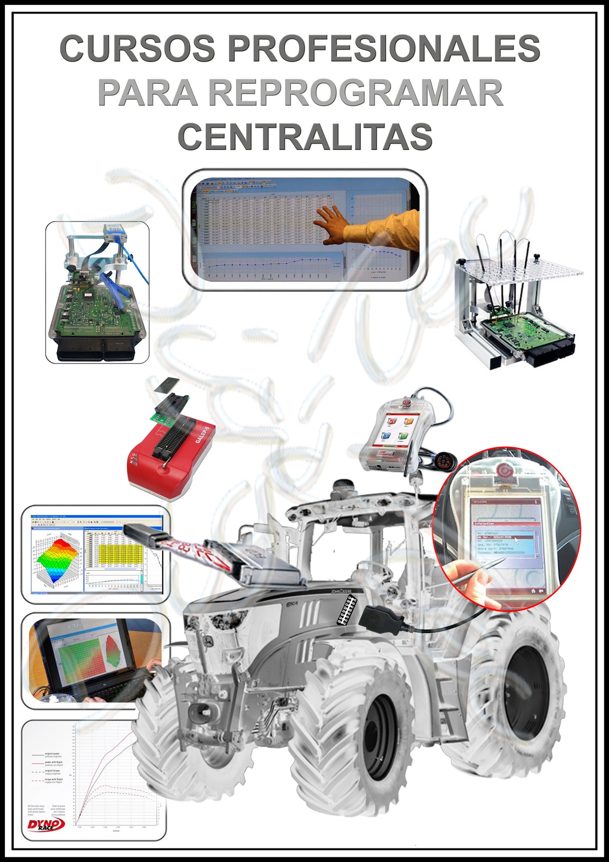 Cursos Reprogramaciones centralitas para tractores