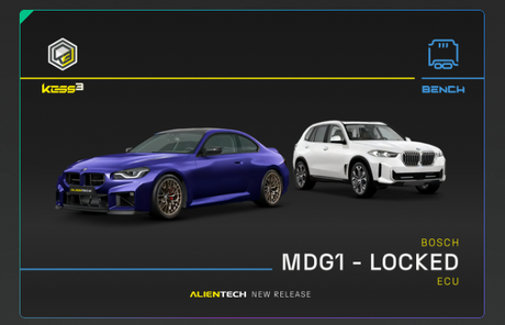 Nuevos protocolos BENCH para ECU Bosch MDG1 “Locked” (DDE8 y DME8) – BMW y Mini