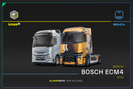 Nuevo protocolo BENCH para ECU Bosch ECM4: Renault, Volvo y Mack Trucks.