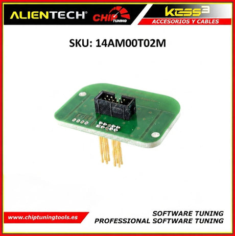Adaptador para ECU Delphi DCM3.2 Motorola MPC5xx Alientech 14AM00T02M.