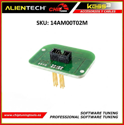 Adaptador para ECU Delphi DCM3.2 Motorola MPC5xx Alientech 14AM00T02M.