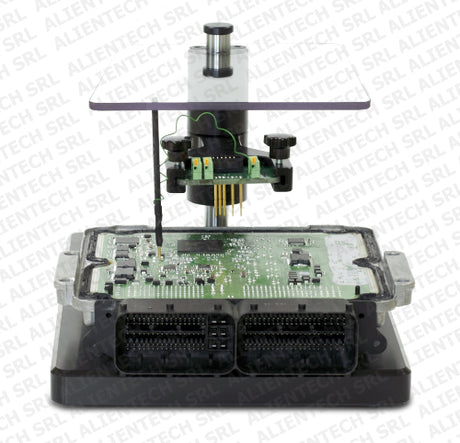 Estructura de Posicionamiento Alientech 14P800DIMA para bancada de ECU.