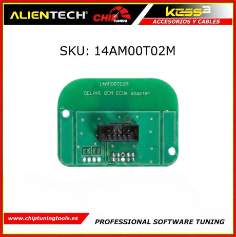 Adaptador para ECU Delphi DCM3.2 Motorola MPC5xx Alientech 14AM00T02M.