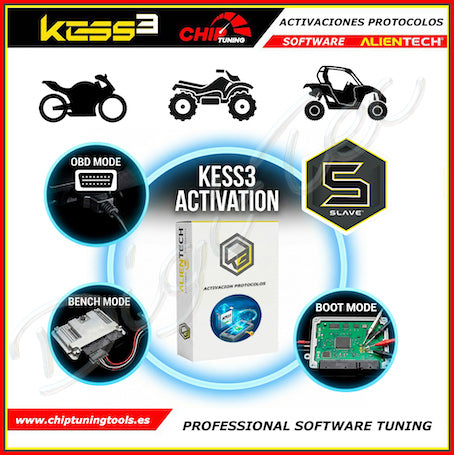 activacion protoolos slave ess3 slave alientech para motocicletas