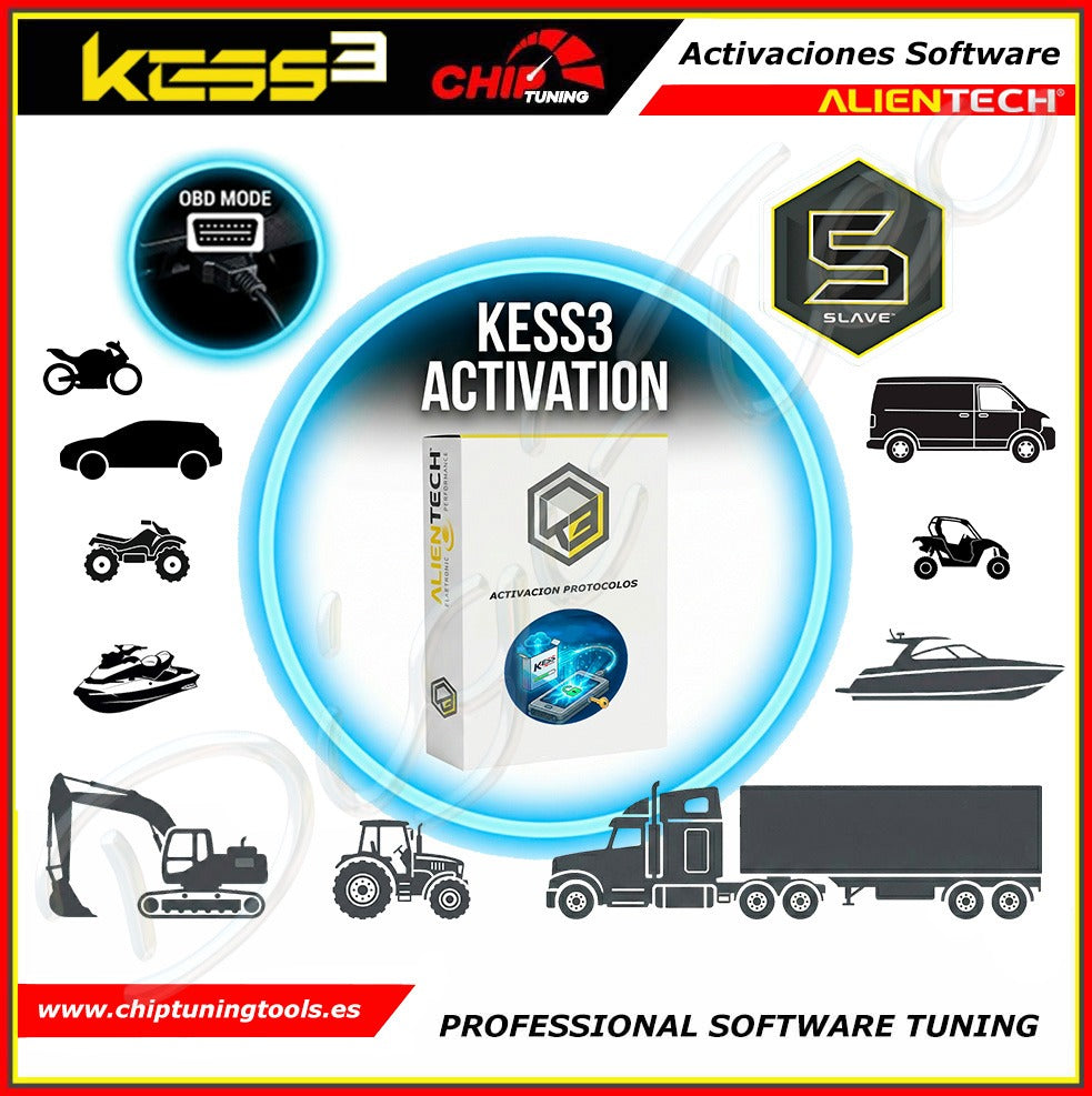 activacion del software slave obd para todo tipo de vehiculos kess3 alientech