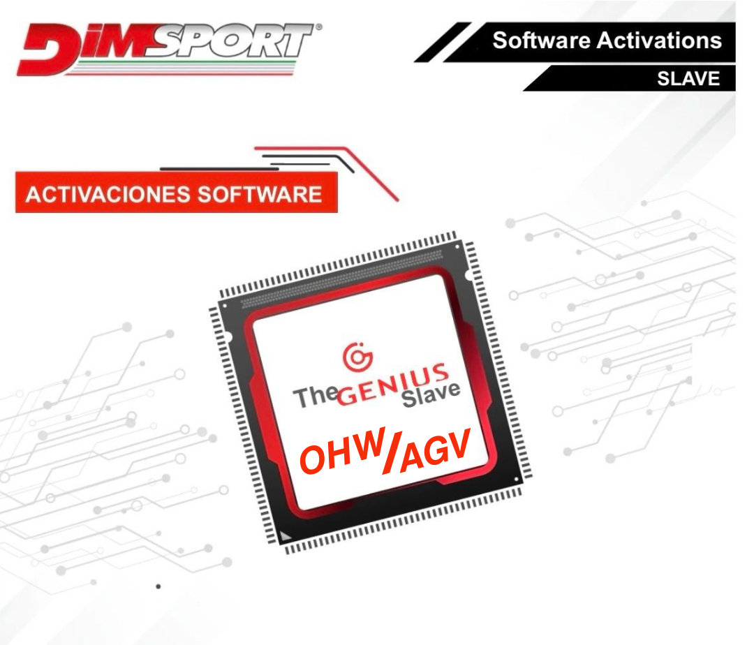 Software BENCH-BOOT Slave The Genius Tractores, AGV, OHW Dimsport - AV99TG-BOP001A