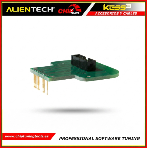 Adaptador para ECU Delphi Nexus MPC5xxx Alientech 14AM00T06M.