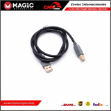 Detalle del conector USB AM-BM del cable oficial - FLX3.9