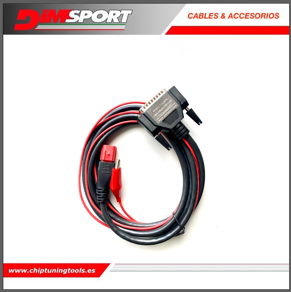 Conector OBDII estándar para motos Euro5 con cable adicional 12V -F32GN076