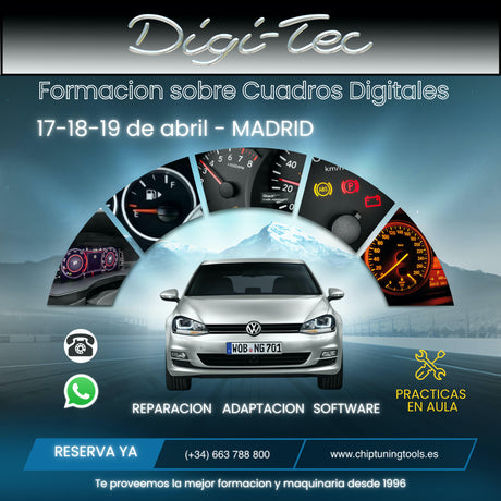 Curso presencial reparacion cuadros de instrumentos vehiculos automoviles