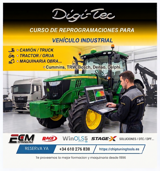 Aprende a reprogramat cenytalita ECU y ACM tractores y camiones