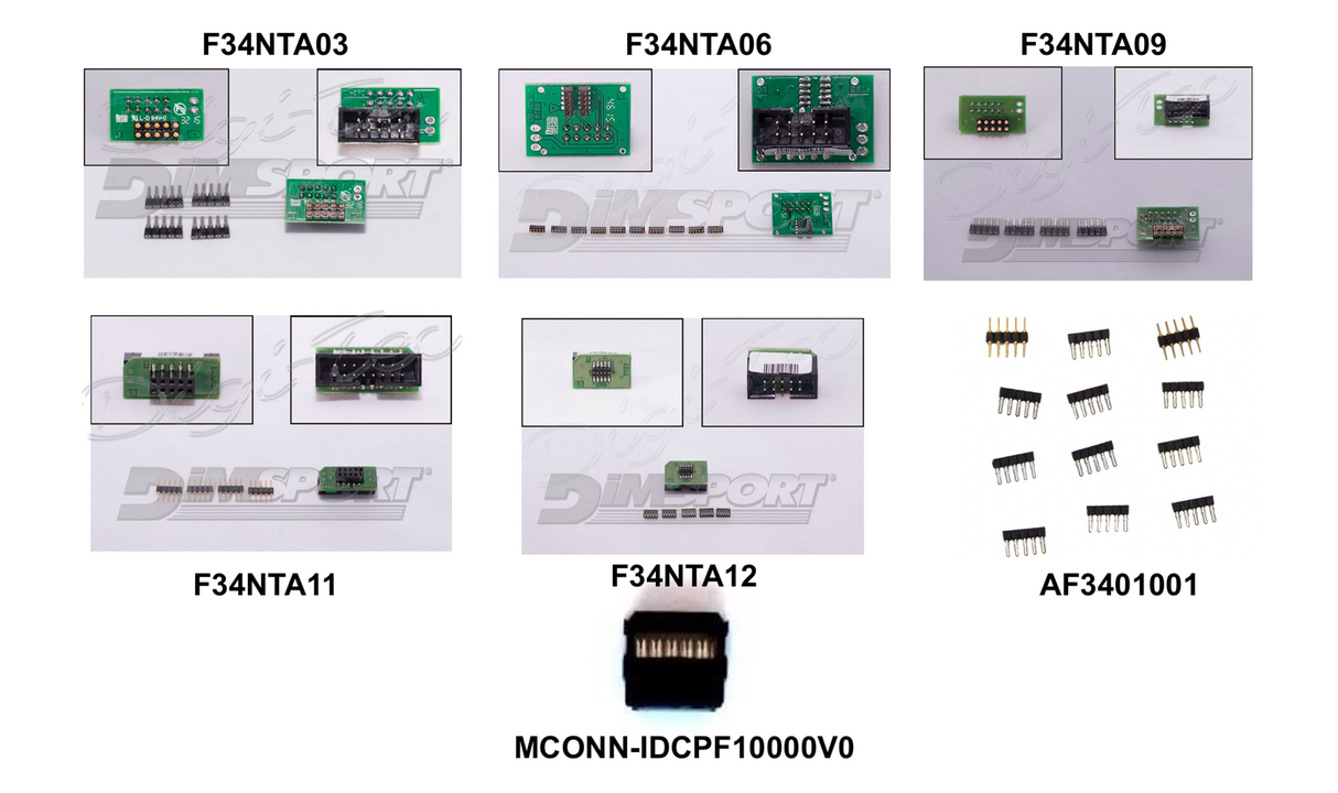 Welding plates (ECU connection kit) for New Trasdata -K34NT-S5