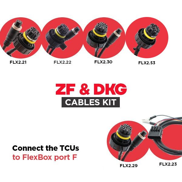 Kit Cable TCU ZF - Magic Motor Sport