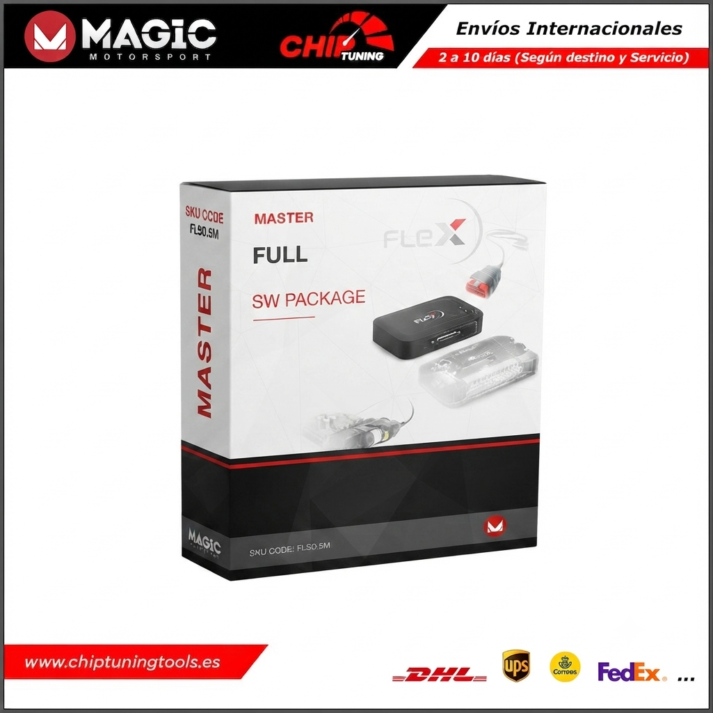 Paquete de software Full Flex Master que soporta más de 25,000 vehículos - FLS0.5M