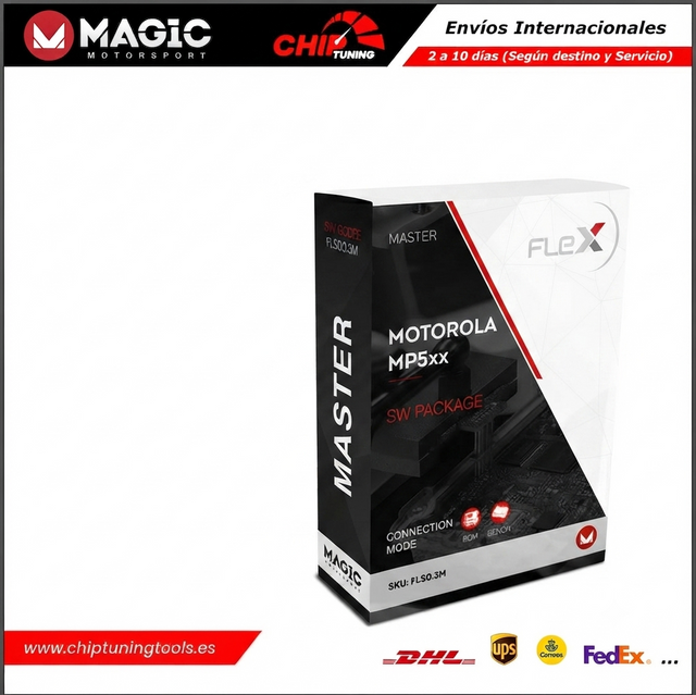 Paquete de software Master para Flex que soporta protocolos BDM de la familia Motorola MPC5xx - FLS0.3M