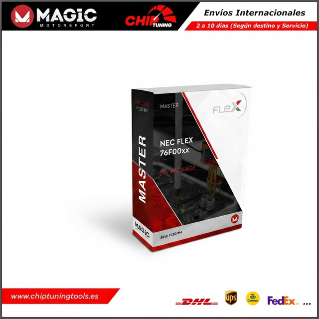 Paquete de software Master para Flex con protocolos JTAG AUD para microprocesadores NEC76F00xx - FLS0.9M
