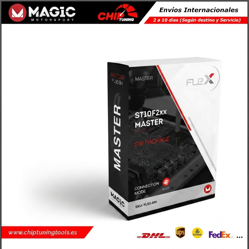 Paquete de software Master para Flex que soporta microprocesadores ST10F2xx - FLS0.8M