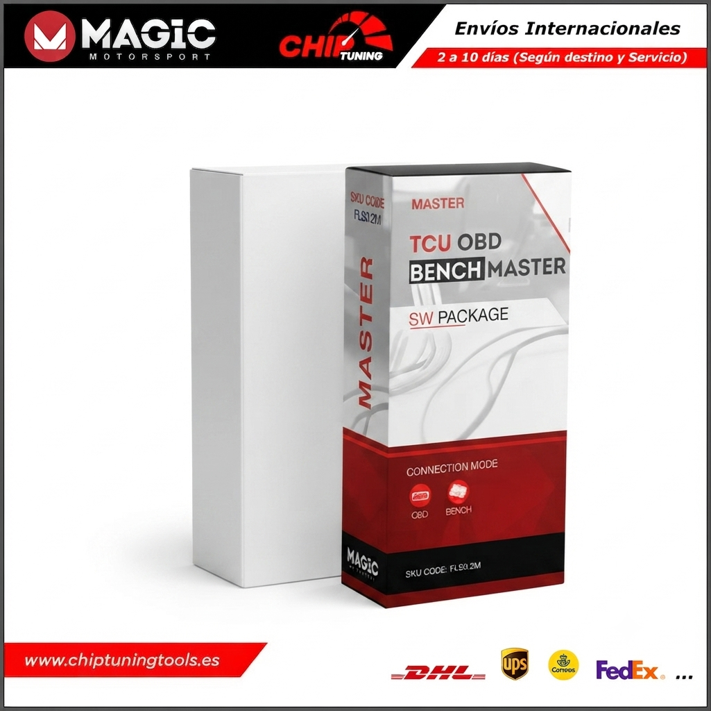 Paquete de software Master para Flex que soporta programación de TCUs vía OBD, Boot y Bench - FLS0.2M