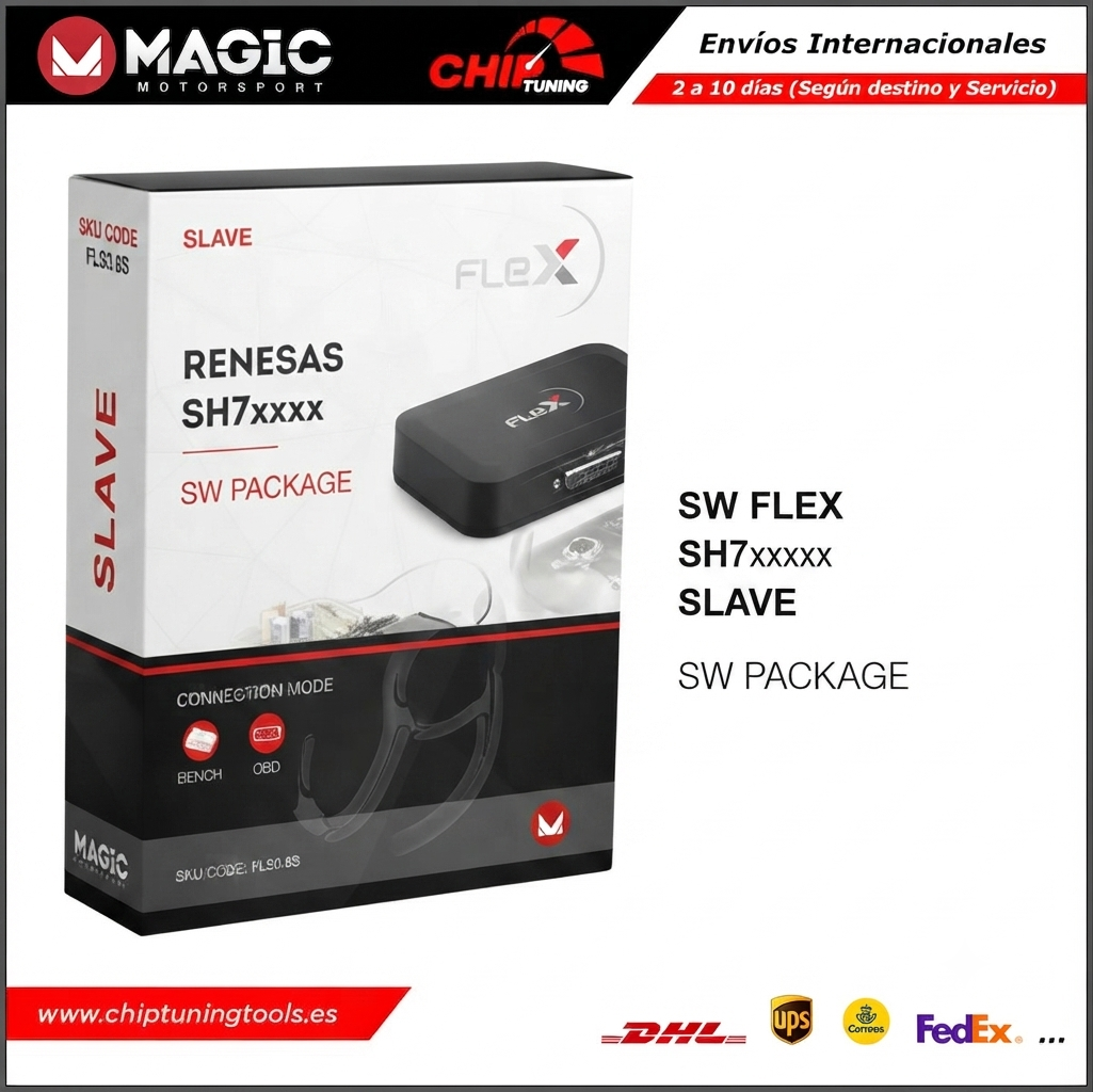 Paquete de software Slave para Flex con protocolos para microprocesadores Renesas SH7xxxx - FLS0.6S