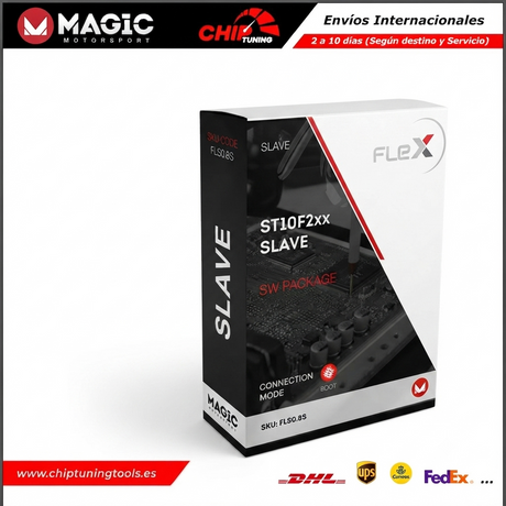 Paquete de software Slave para Flex que soporta microprocesadores ST10F2xx - FLS0.8S