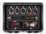Productos y cables incluidos en el maletin TheGenius Dimsport