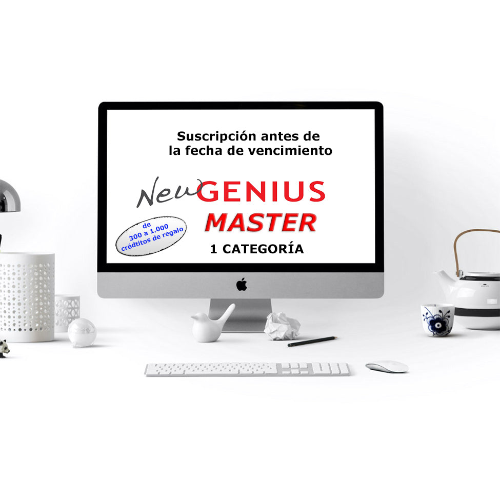 Suscripción financiada 12 meses New Genius Master Dimsport