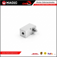 Adaptador Magic Motorsport FLX4.10A para conectar la plantilla MAGK00030.V2 al brazo articulado.