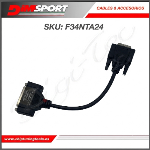 Adaptador dsg db15 db25 para conexion de cables new trasdata y new genius dimsport F34NTA24.
