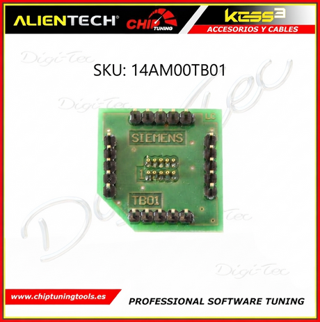 Cable conector Siemens Motorola MPC5xx 14AM00TB01 para unidades de control alientech.