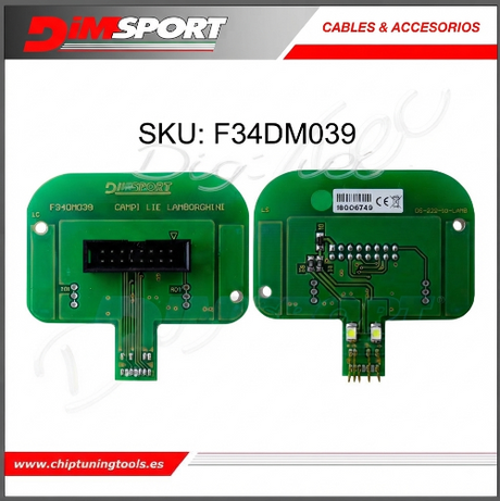 Adaptador de terminal para CPU Motorola MPC55xx Campi Lie Lamborghini Dimsport F34DM039 para herramientas de programación en banco.
