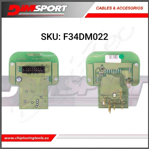 Adaptador de terminal para CPU Motorola MPC55xx EFI T6 Lotus Dimsport F34DM022 para herramientas de programación en banco.
